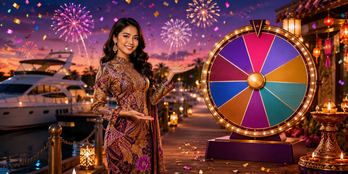 Lucky draw batik gaya Malaysia untuk pengguna 1600
